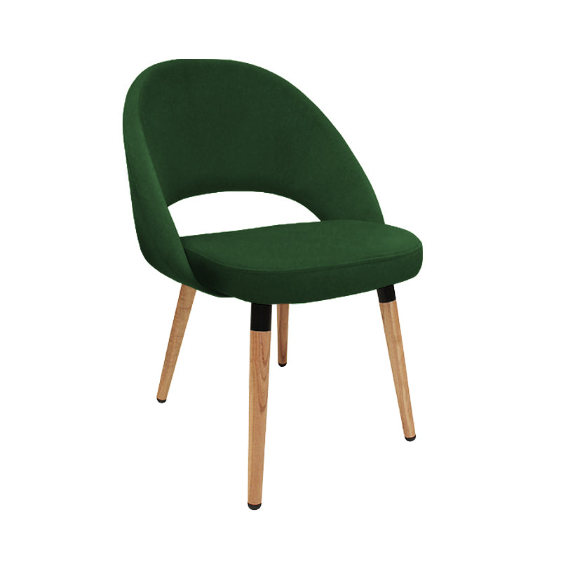 Silla Saarinen en Eco Cuero Base madera